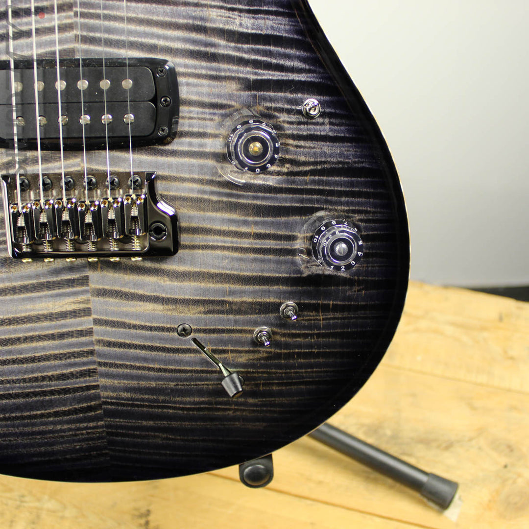 2019 PRS Modern Eagle V Private Stock Limited Frostbite Glow Smoked Purple Burst
