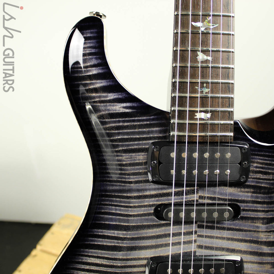 2019 PRS Modern Eagle V Private Stock Limited Frostbite Glow Smoked Purple Burst