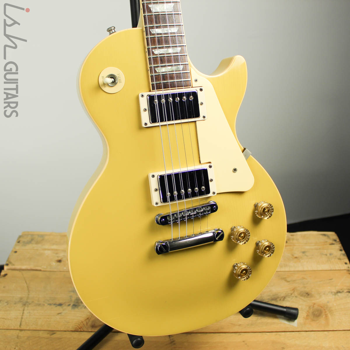 1990 Gibson Les Paul Standard TV Yellow – Ish Guitars