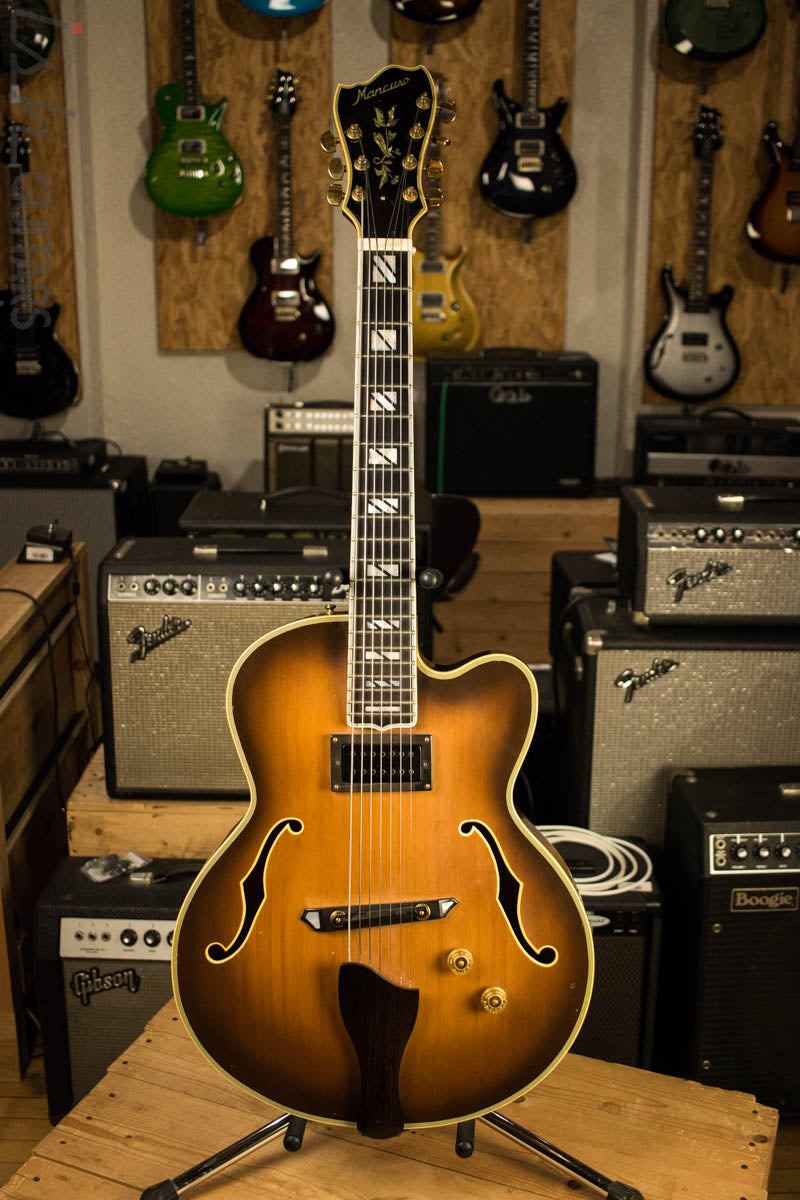 Mancuso Hollowbody 7 String Electric Guitar