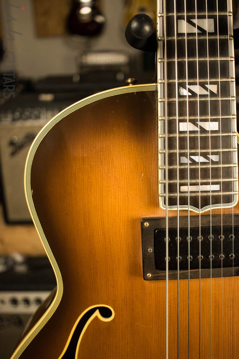 Mancuso Hollowbody 7 String Electric Guitar