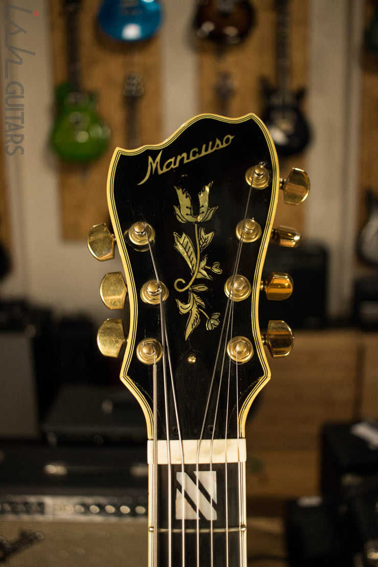 Mancuso Hollowbody 7 String Electric Guitar