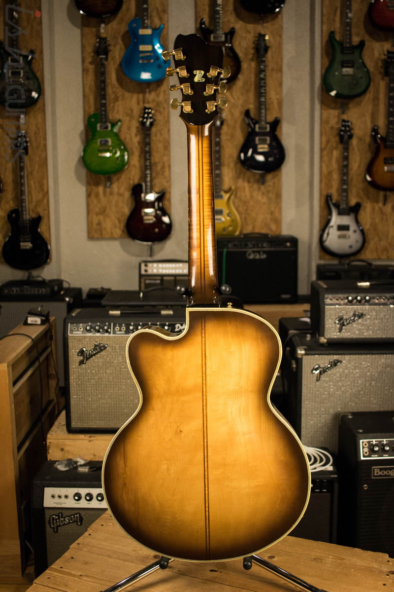 Mancuso Hollowbody 7 String Electric Guitar