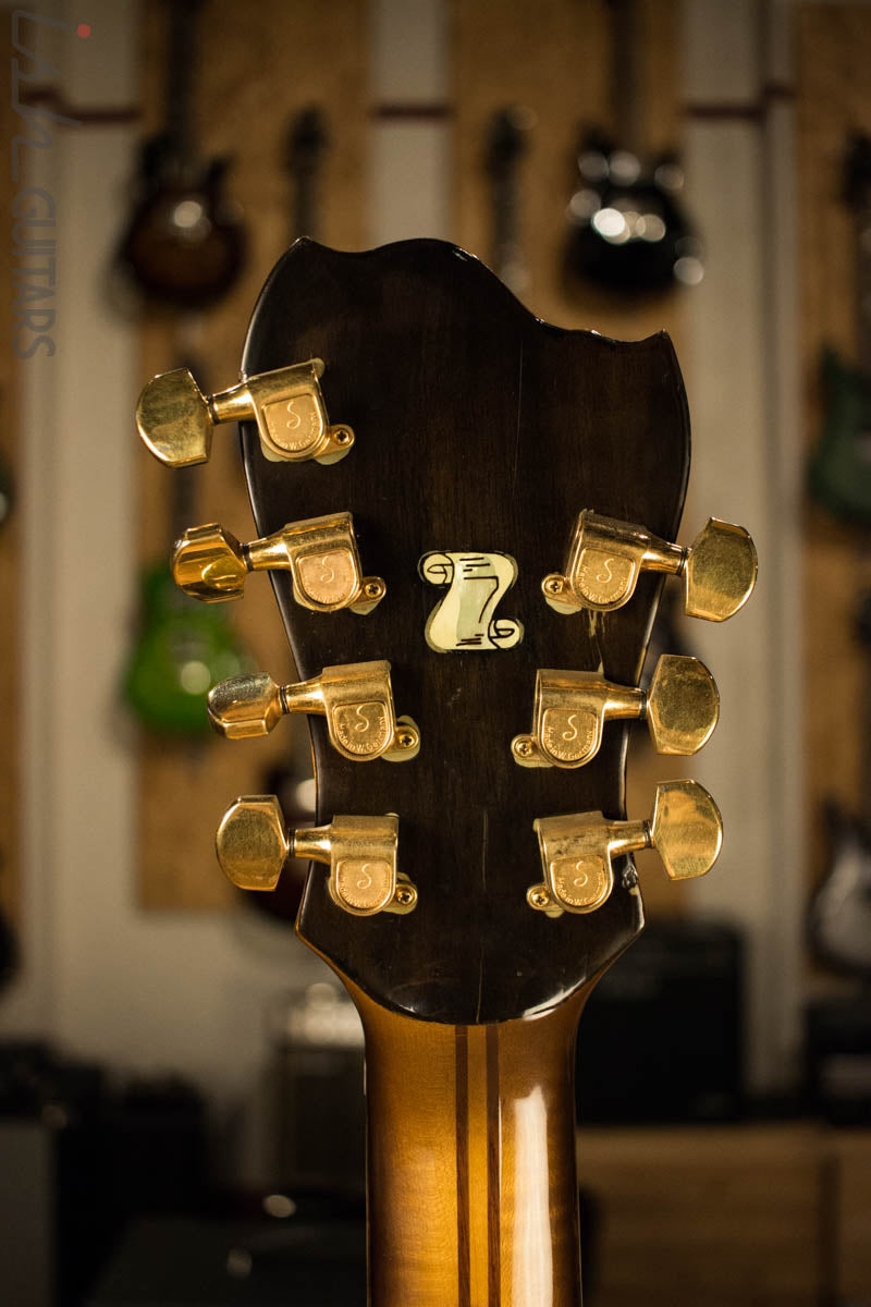 Mancuso Hollowbody 7 String Electric Guitar