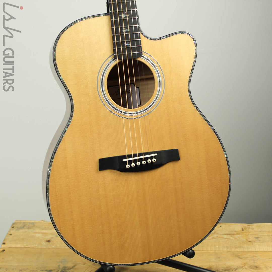 2019 PRS SE A55E Angelus Black Gold Burst Acoustic Electric