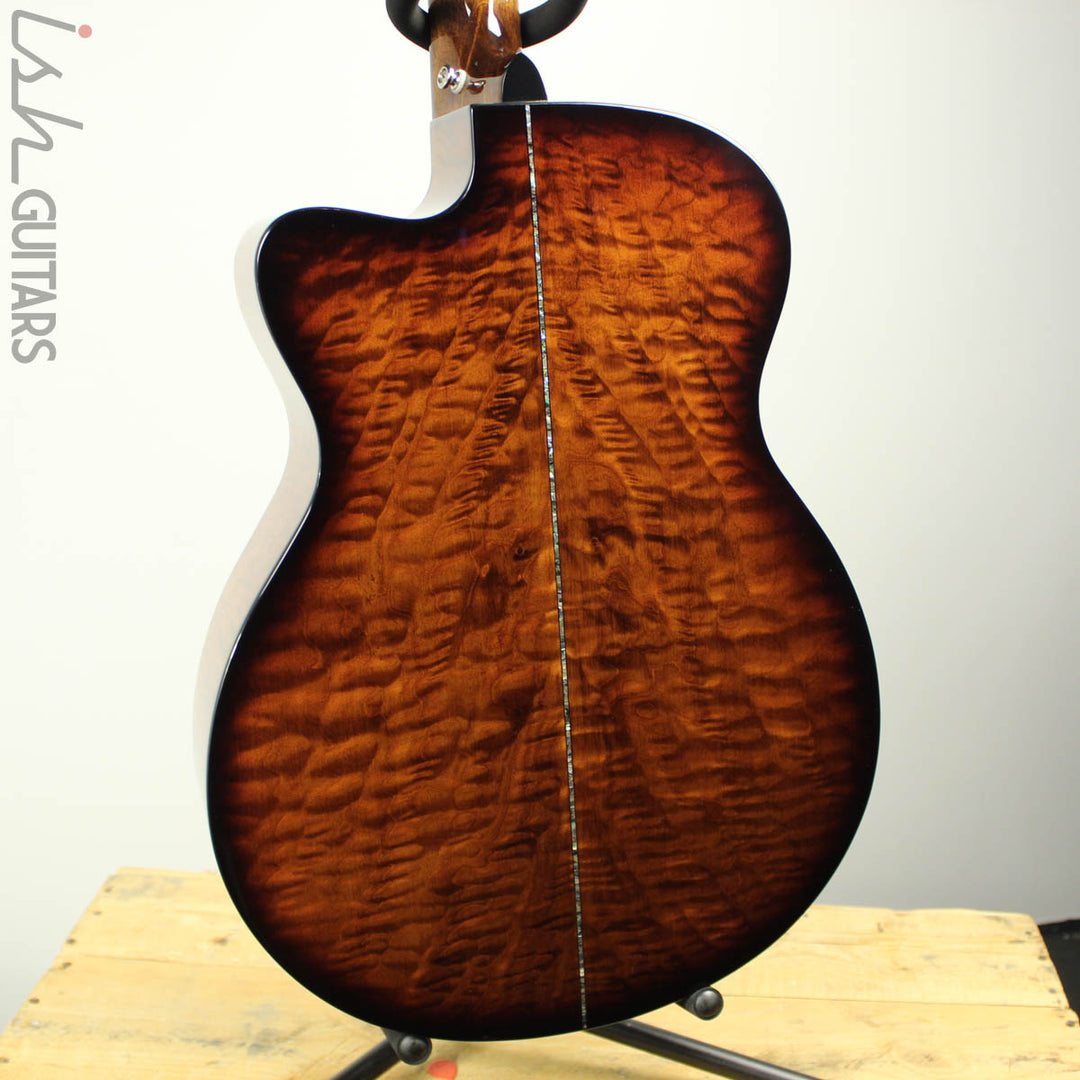 2019 PRS SE A55E Angelus Black Gold Burst Acoustic Electric