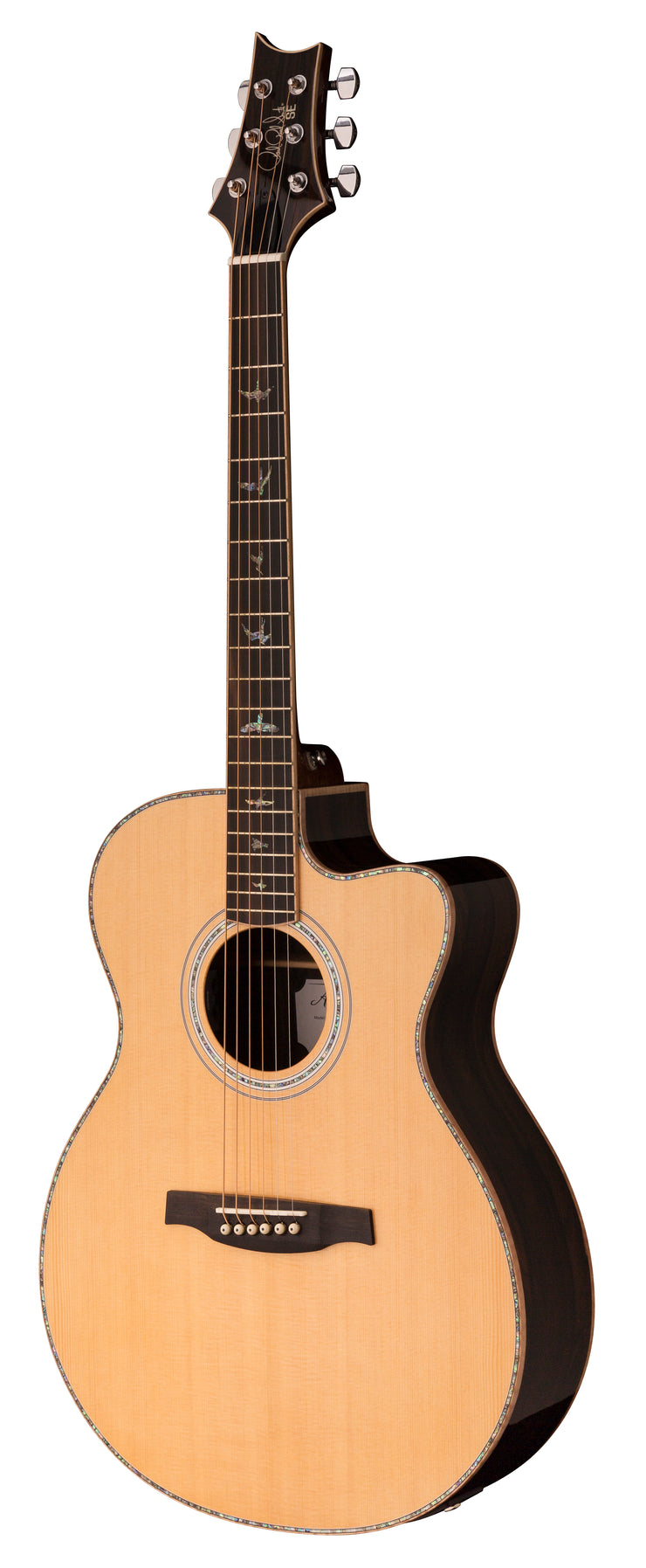 2019 PRS SE A60E Tonare Natural Acoustic Electric Ziricote Back and Sides