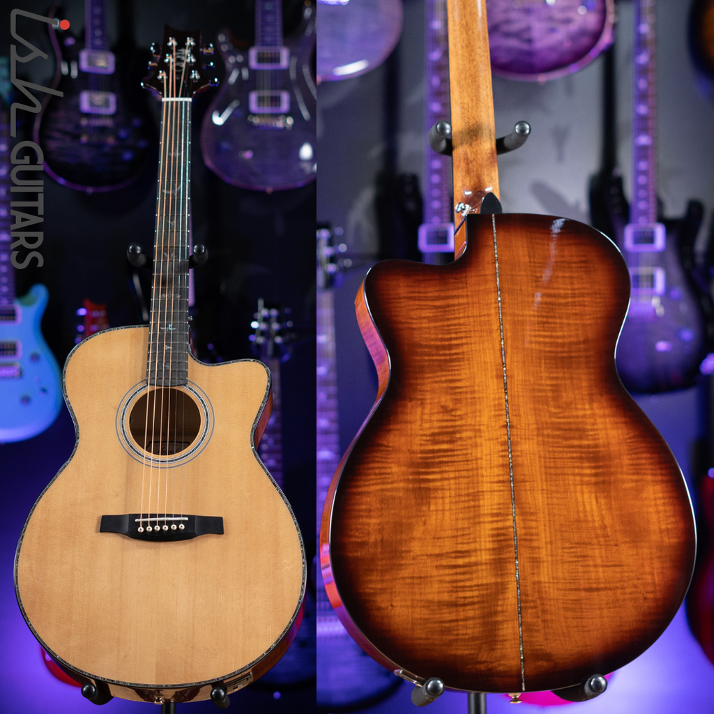 PRS SE A50E Angelus Acoustic-Electric Guitar Black Gold – Ish Guitars