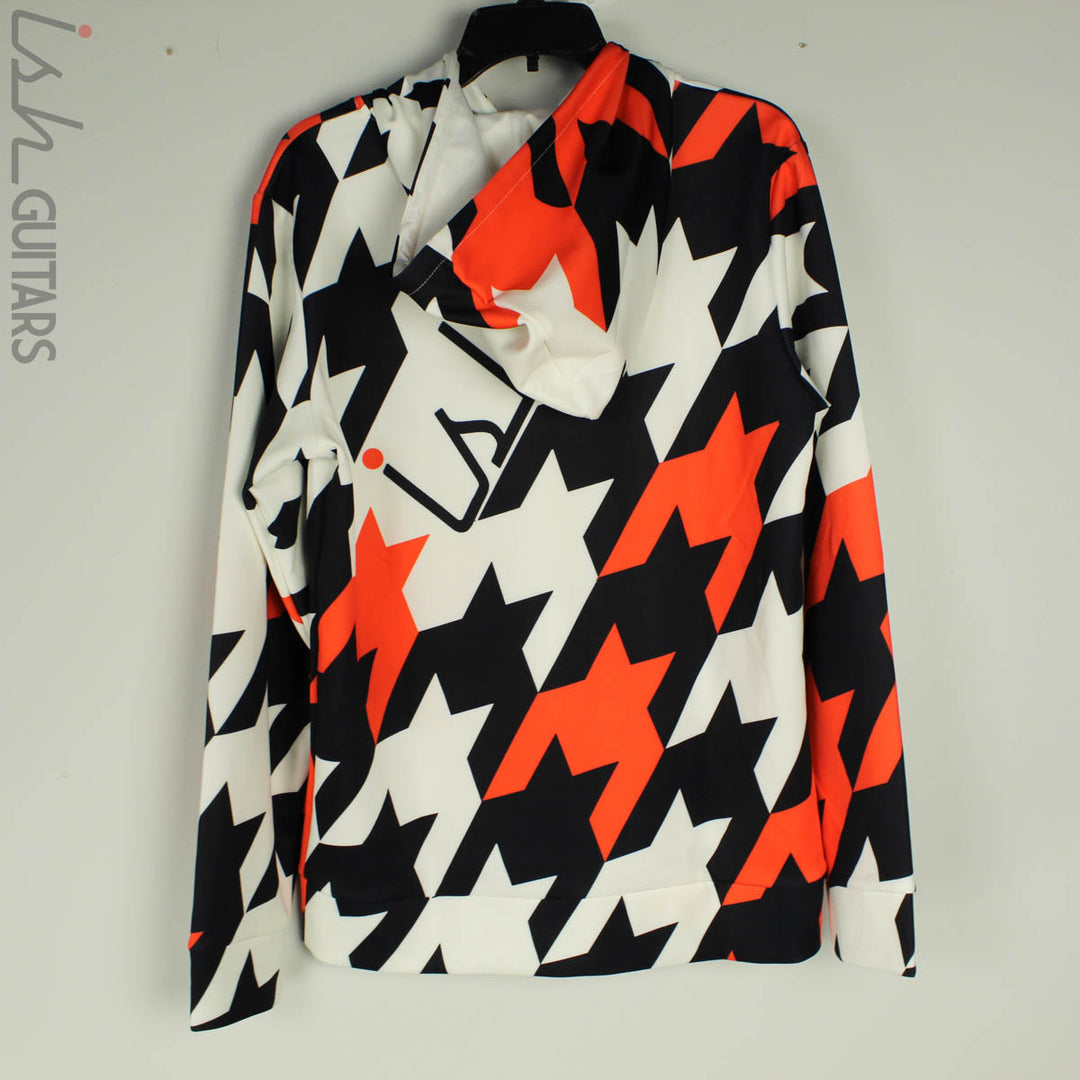 Ish Houndstooth Activewear Lightweight Hoodie