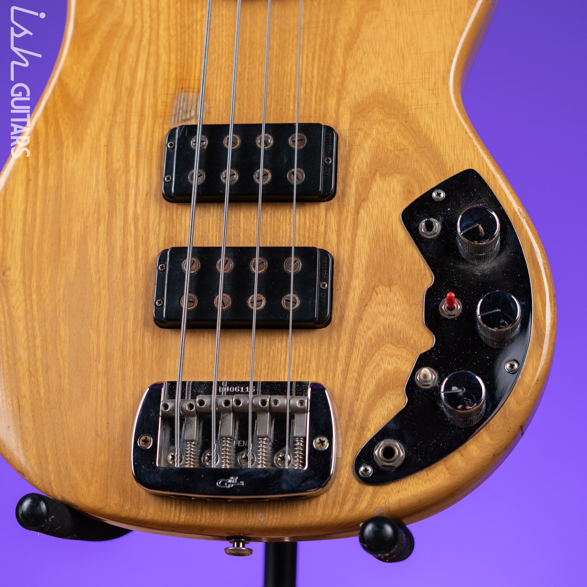 1981 G&L L-2000E Bass Series Natural – Ish Guitars