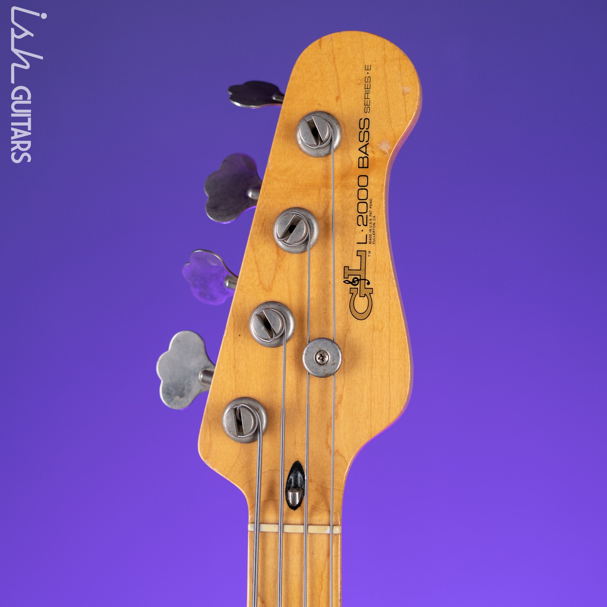 1981 G&L L-2000E Bass Series Natural – Ish Guitars