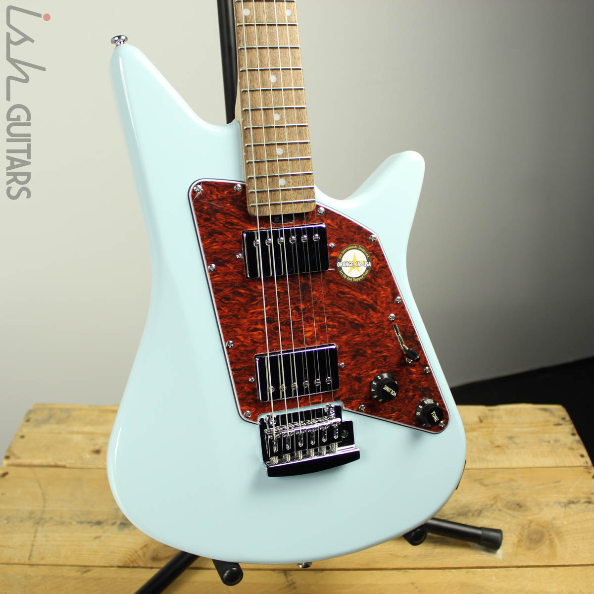 Sterling by Music Man Albert Lee HH Electric Guitar - Daphne Blue