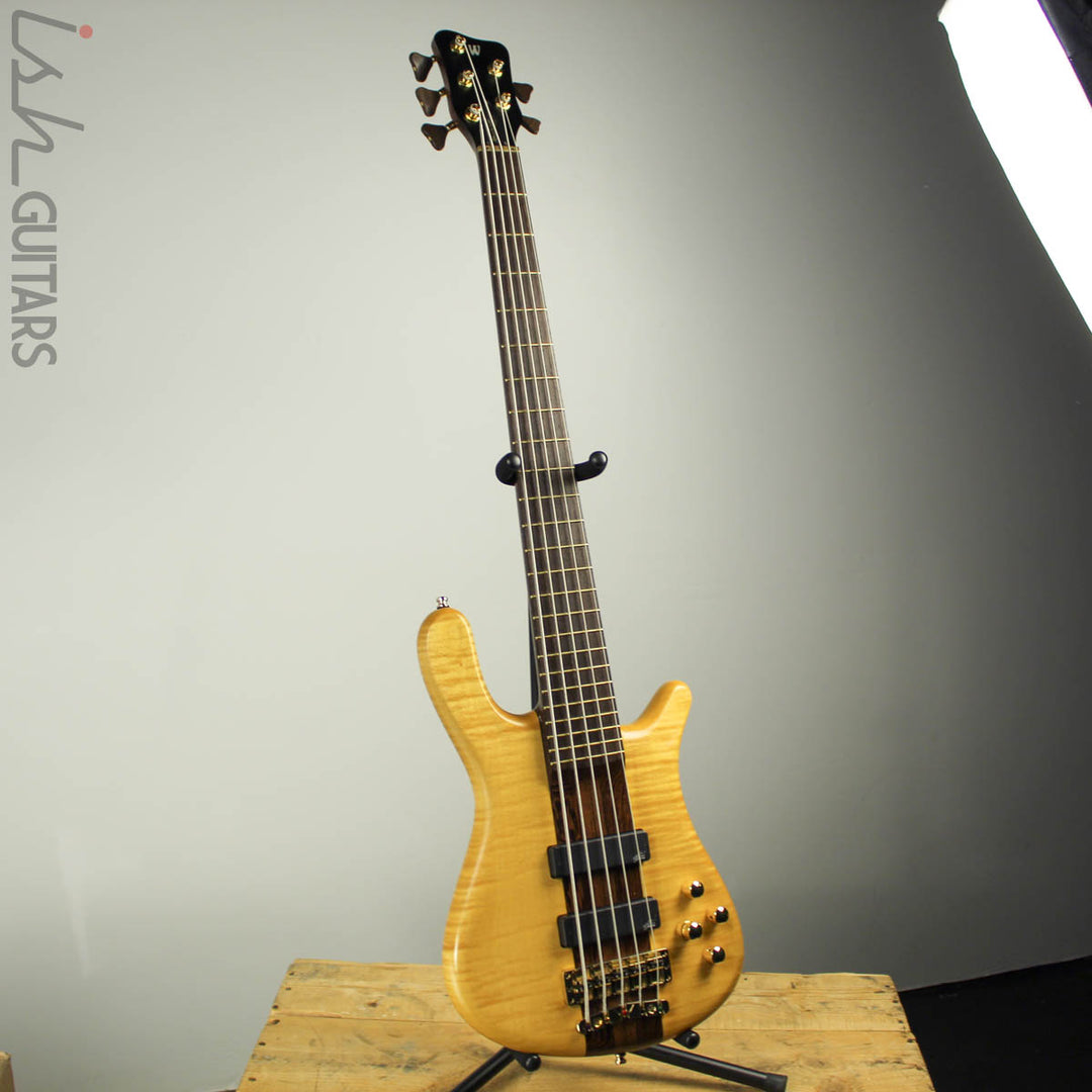 2014 Warwick Streamer Stage I Broadneck 5-String Bass Honey Violin