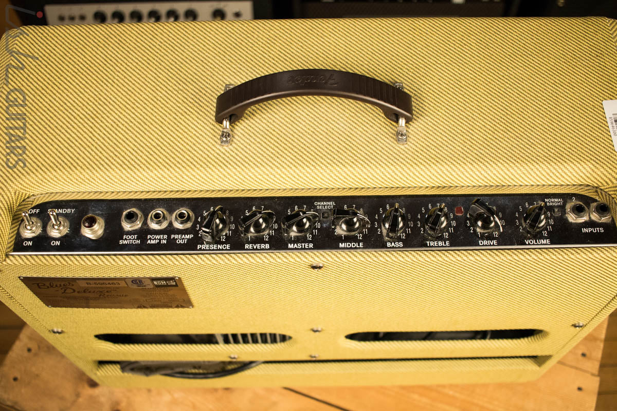 Fender Blues Deluxe Reissue Tweed Electric Guitar Amp – Ish Guitars