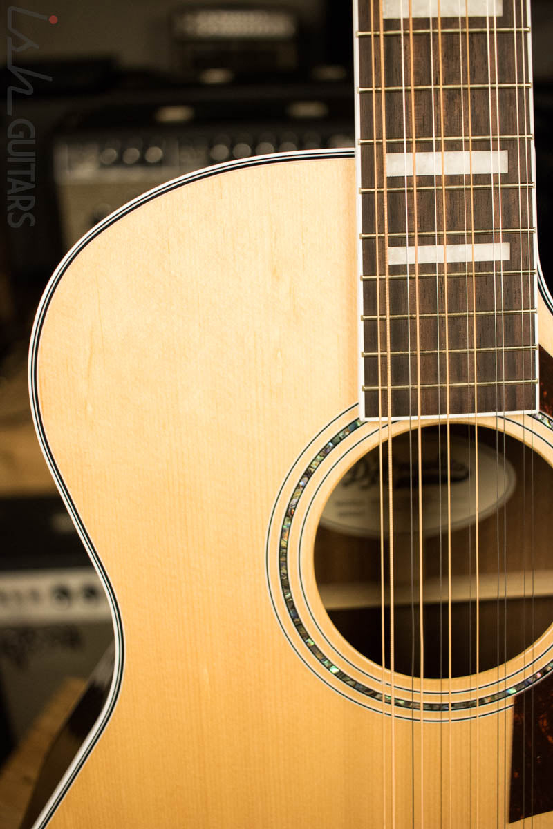 D’Angelico Premier Bowery 12 String Acoustic Electric Guitar Natural