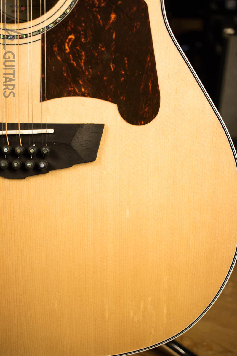 D’Angelico Premier Bowery 12 String Acoustic Electric Guitar Natural