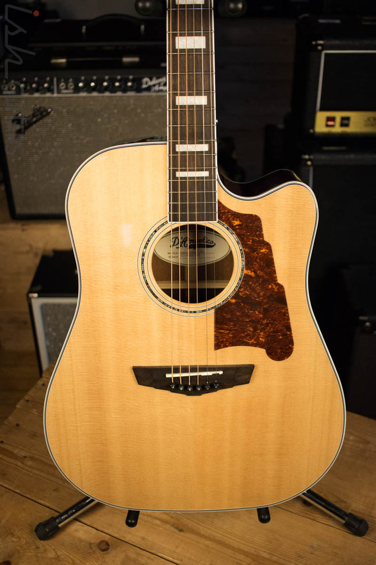 D’Angelico Premier Bowery Acoustic Guitar Natural