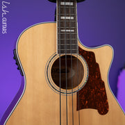 D’Angelico Premier DAPB700 Acoustic-Electric Bass Guitar Natural