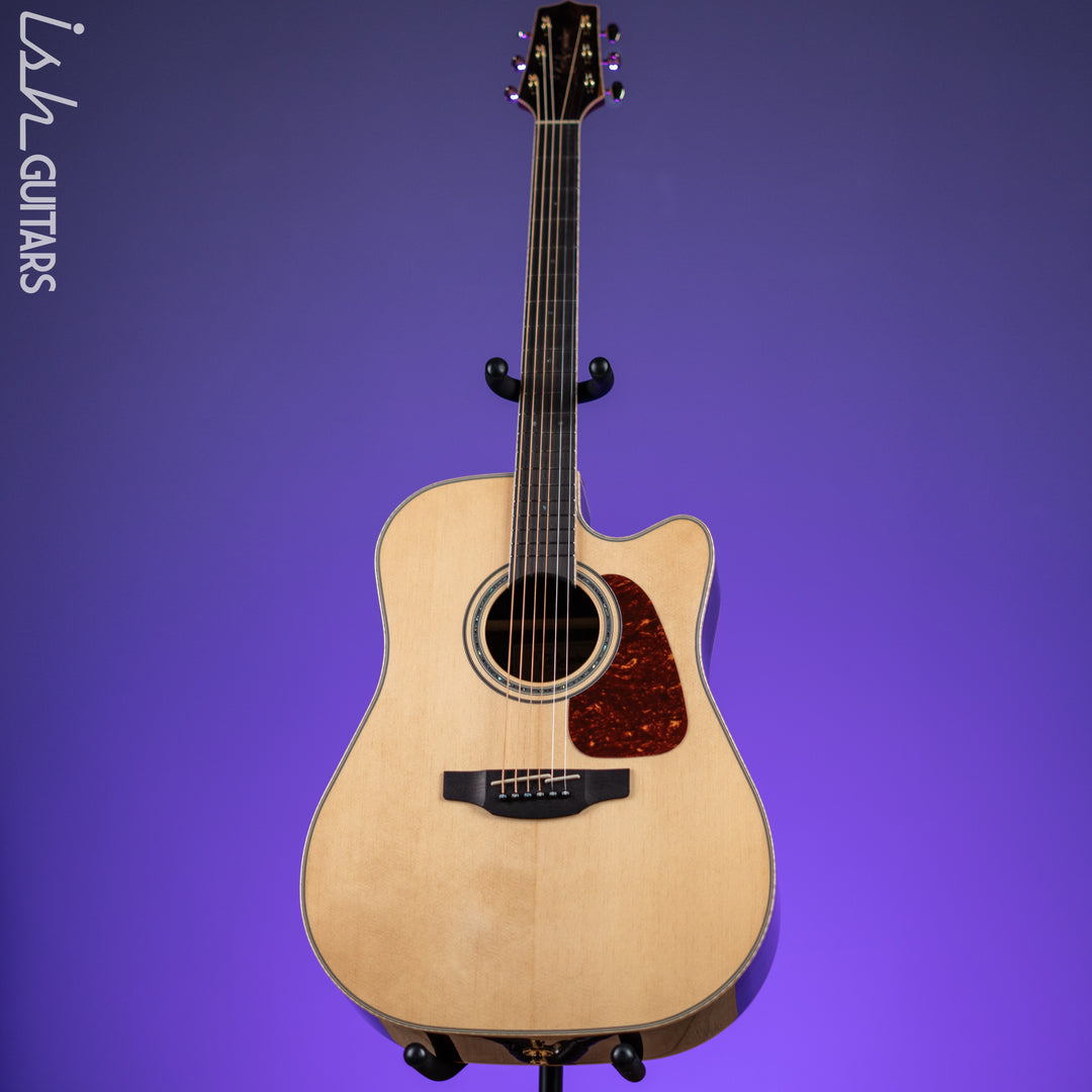 Takamine GD90CE-ZC Dreadnought Acoustic-Electric Guitar Ziricote Natural Demo