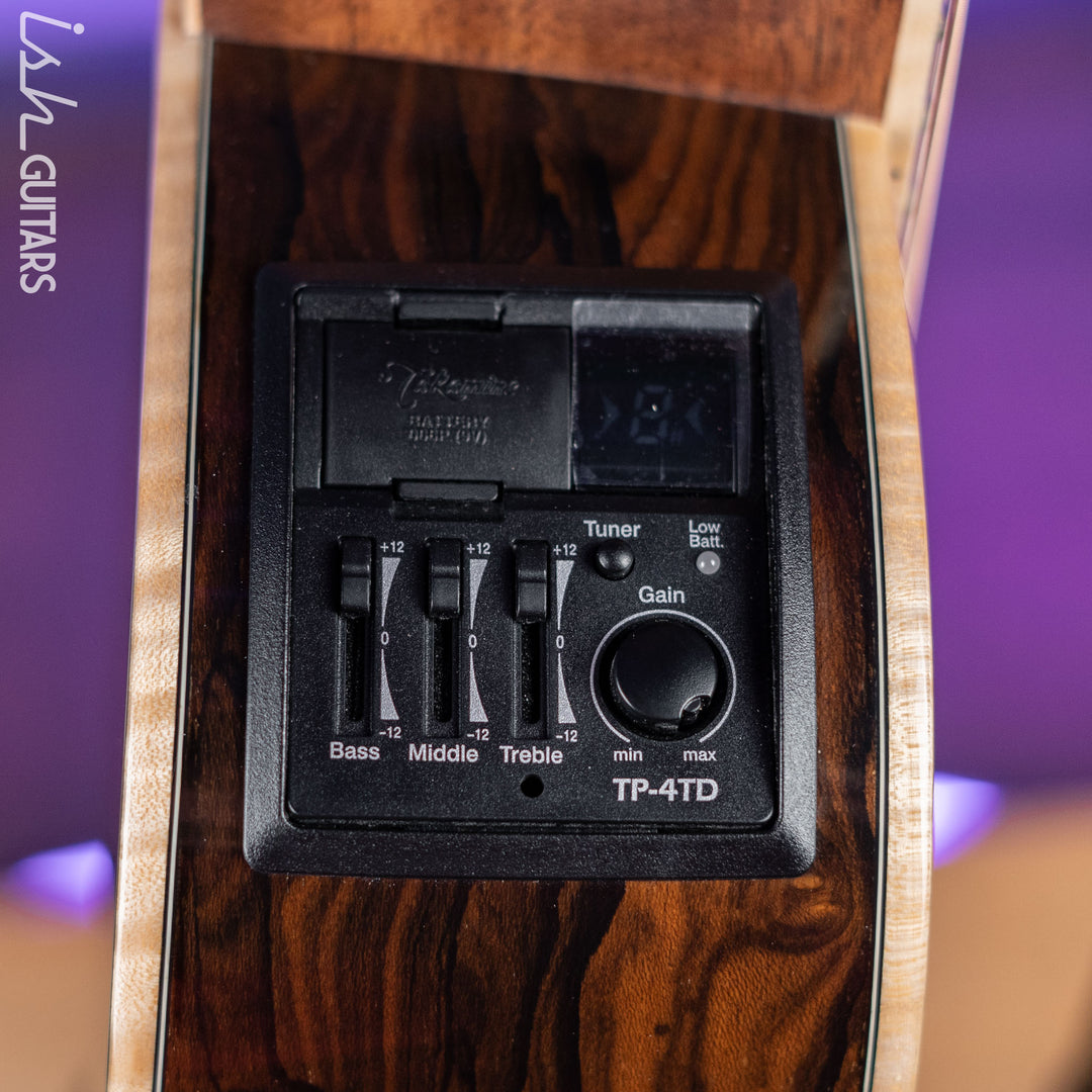 Takamine GD90CE-ZC Dreadnought Acoustic-Electric Guitar Ziricote Natural Demo