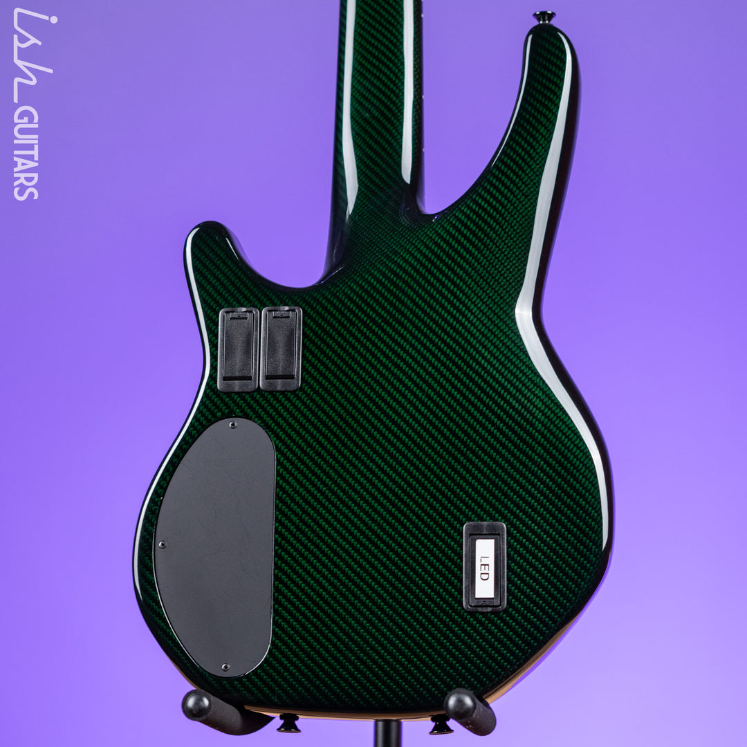 Status Stealth Bass Green Carbon Fiber w/ Green LEDs