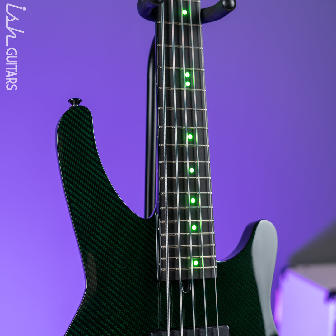 Status Stealth Bass Green Carbon Fiber w/ Green LEDs