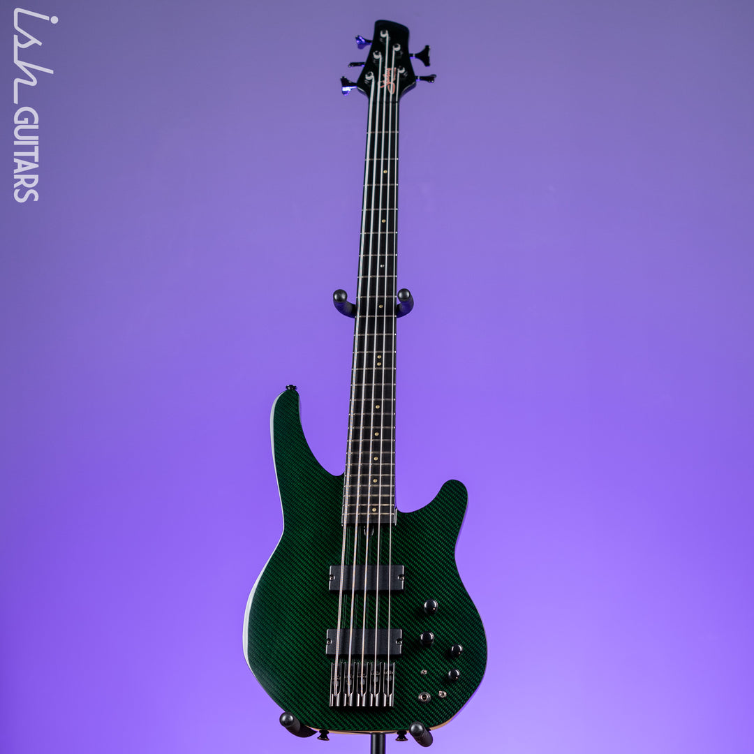 Status Stealth Bass Green Carbon Fiber w/ Green LEDs