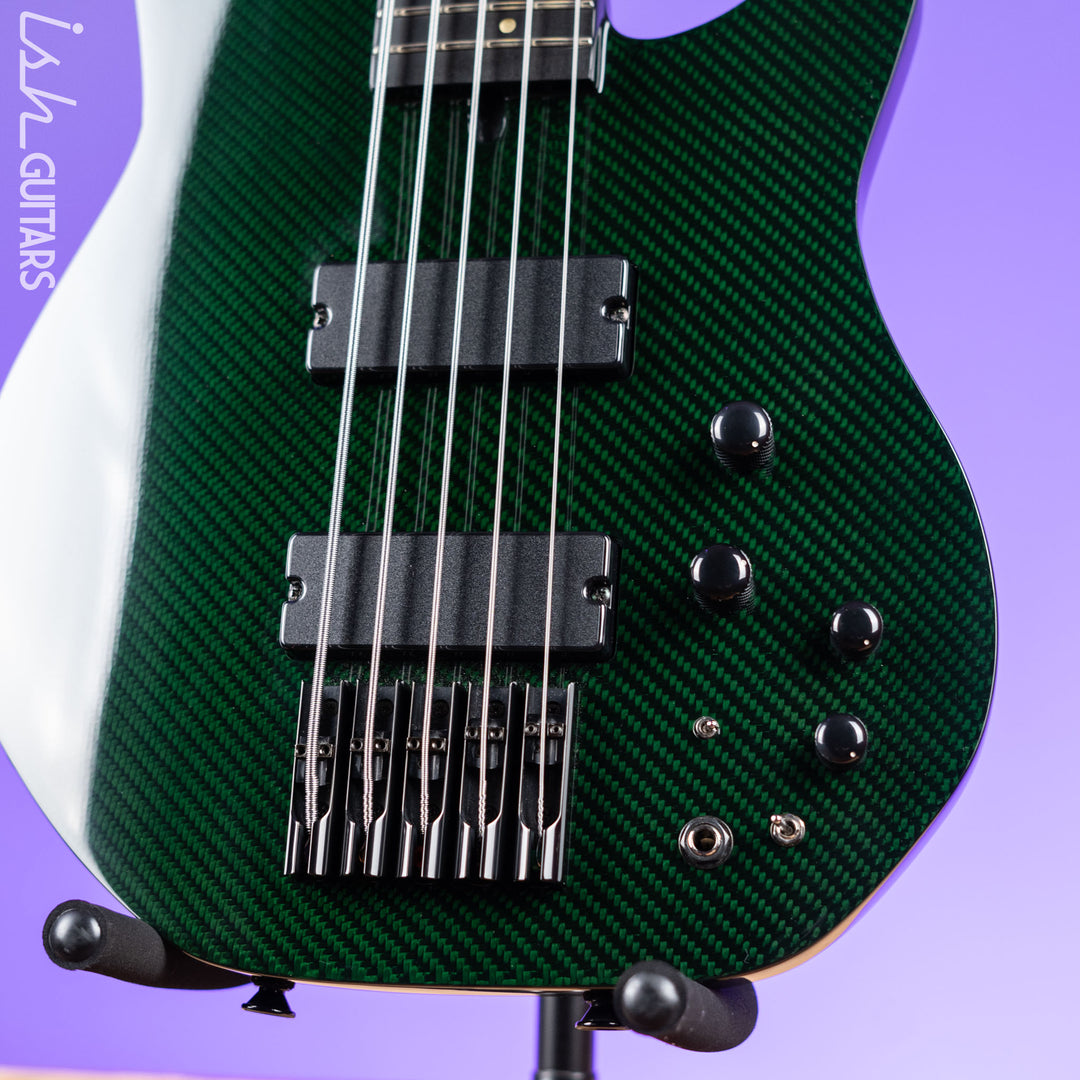 Status Stealth Bass Green Carbon Fiber w/ Green LEDs