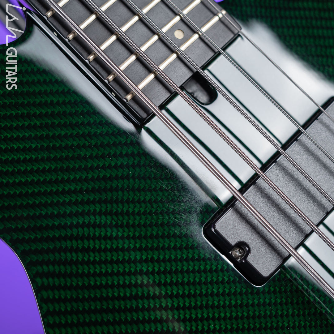 Status Stealth Bass Green Carbon Fiber w/ Green LEDs