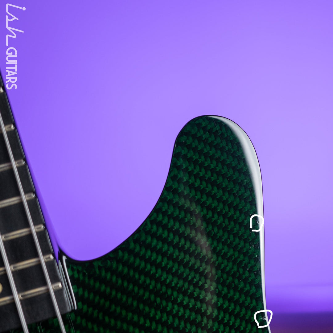 Status Stealth Bass Green Carbon Fiber w/ Green LEDs