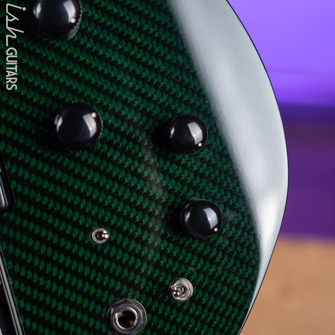 Status Stealth Bass Green Carbon Fiber w/ Green LEDs