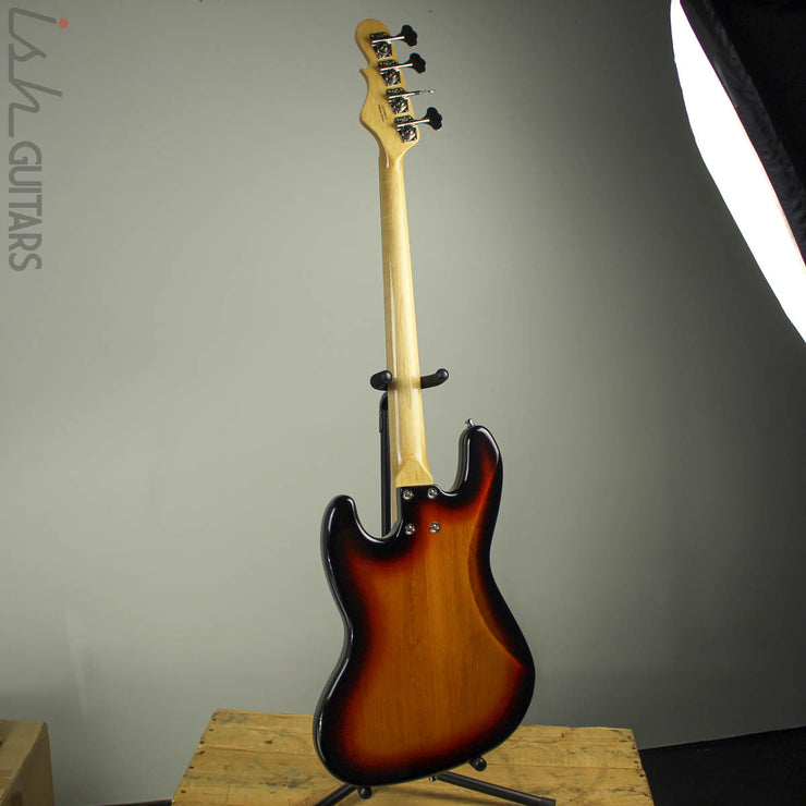 2019 G&L Fullerton Deluxe JB Bass 3 Tone Sunburst