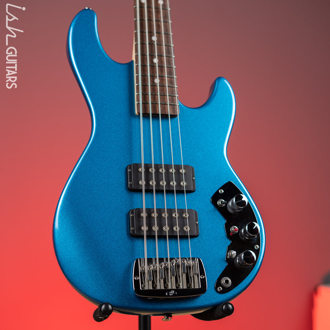 2020 G&amp;L CLF Research L-2500 Bass Guitar Series E Blue Flake