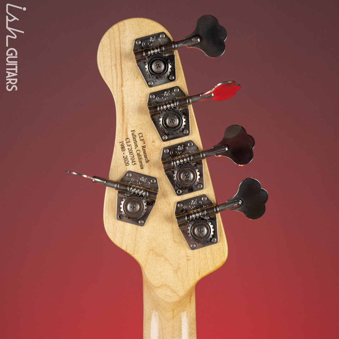 2020 G&amp;L CLF Research L-2500 Bass Guitar Series E Blue Flake