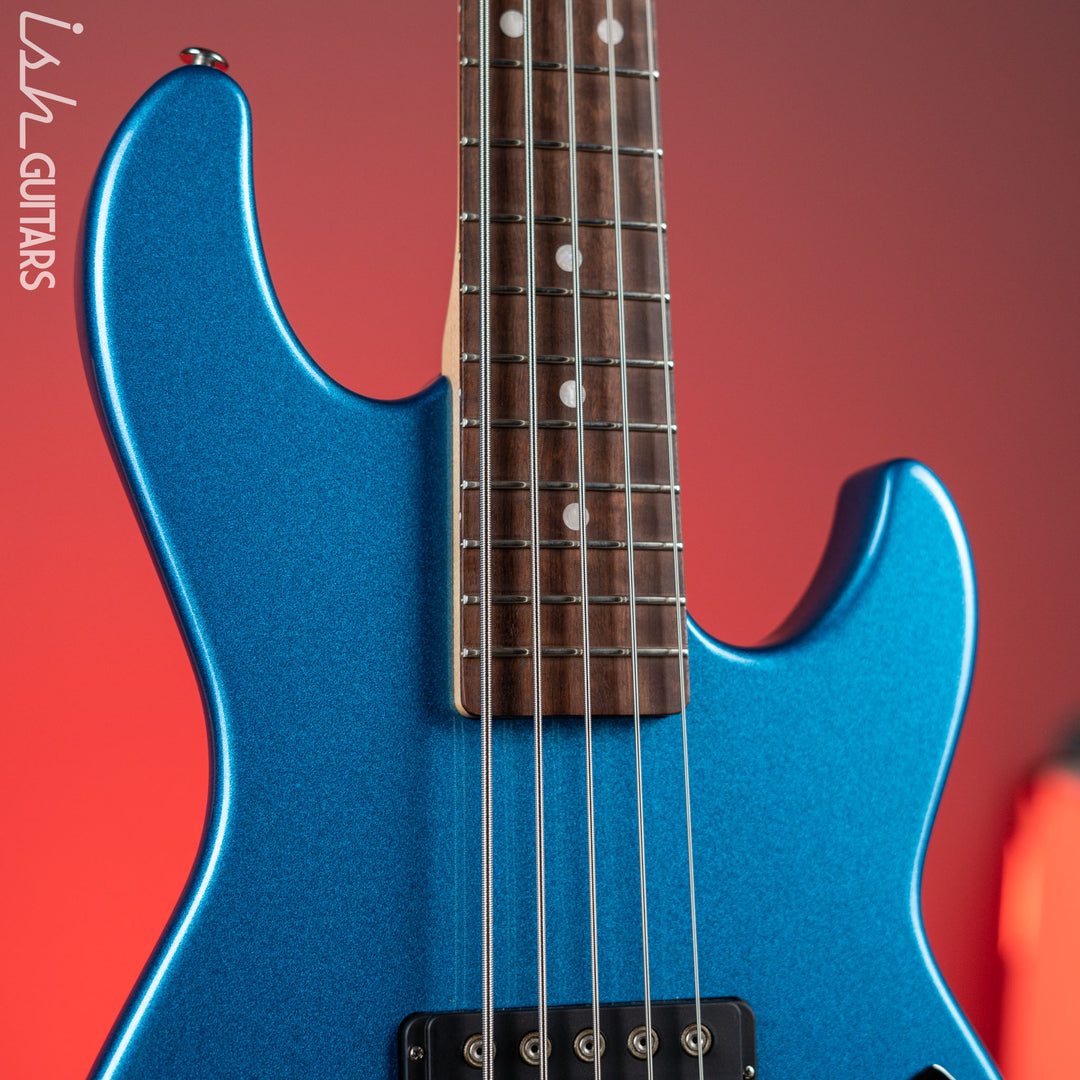 2020 G&amp;L CLF Research L-2500 Bass Guitar Series E Blue Flake