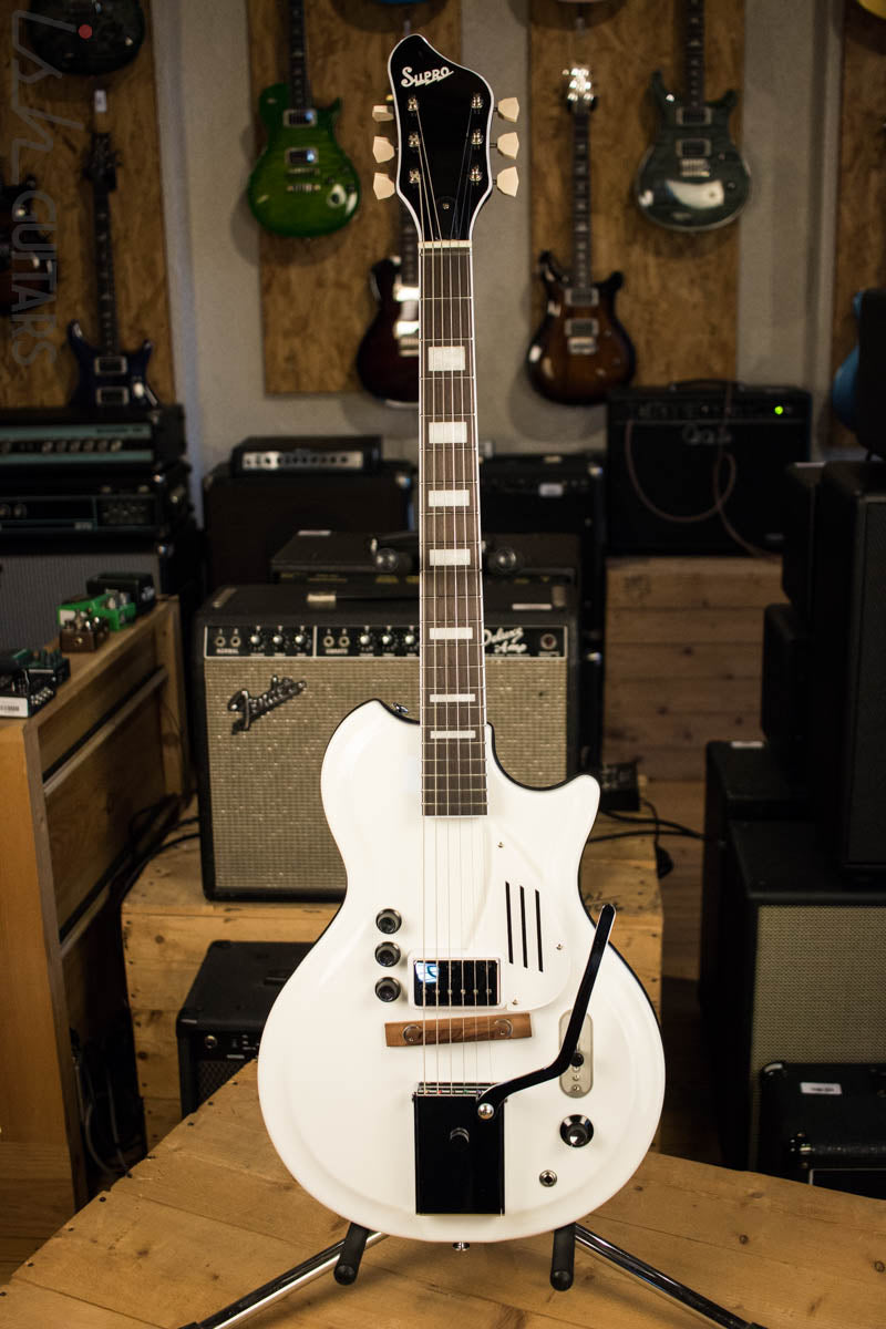 Supro 1571VDW Americana Series White Holiday Dawn White