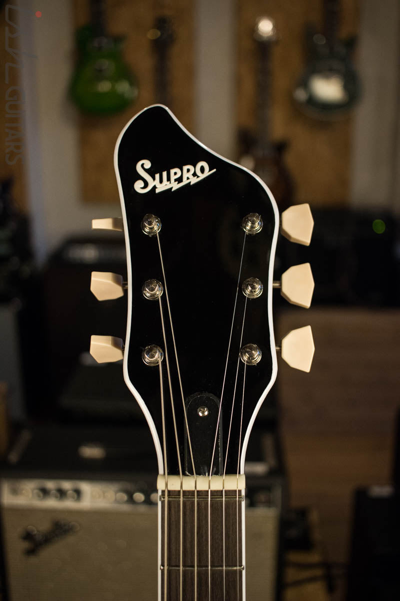 Supro 1571VDW Americana Series White Holiday Dawn White