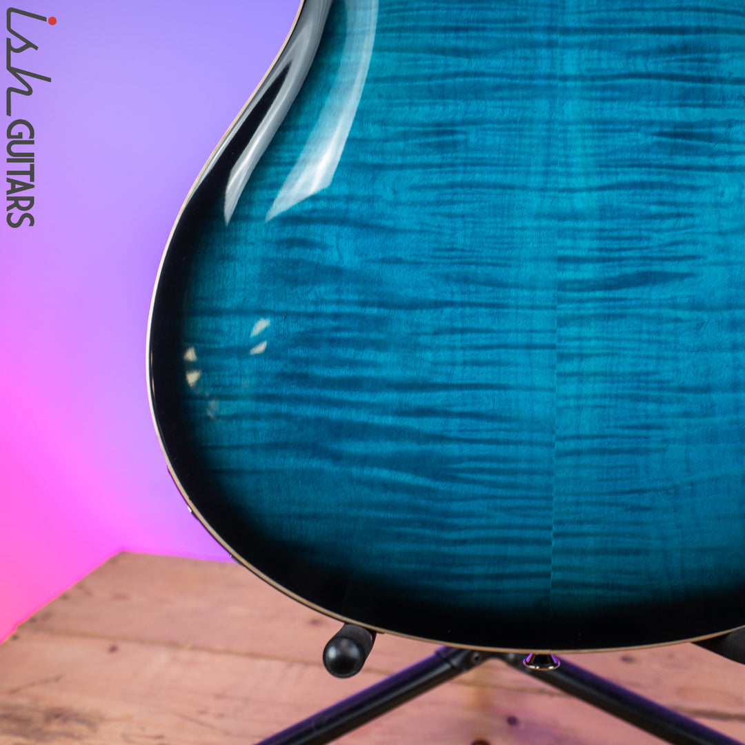 2020 PRS SE Hollowbody II Piezo Peacock Blue