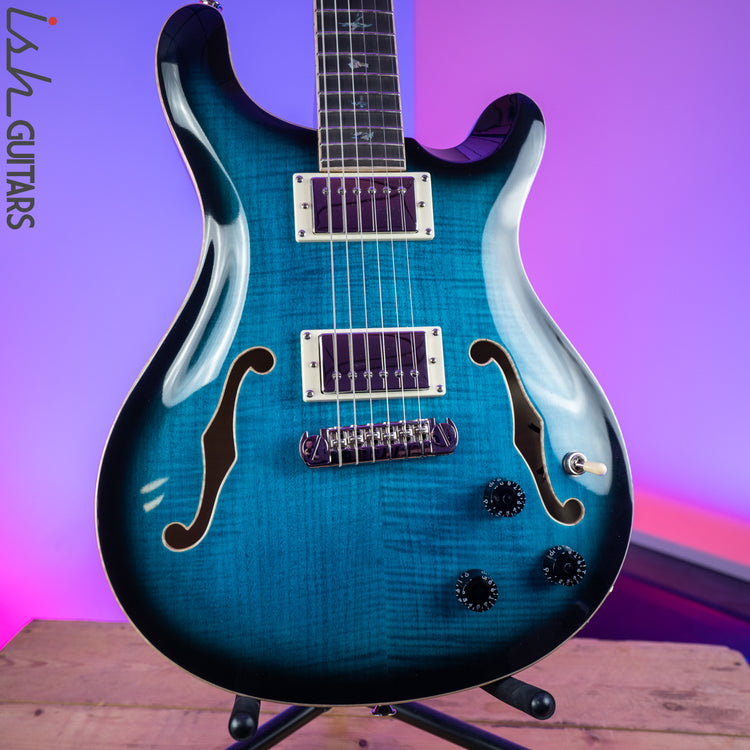 2020 PRS SE Hollowbody II Piezo Peacock Blue – Ish Guitars