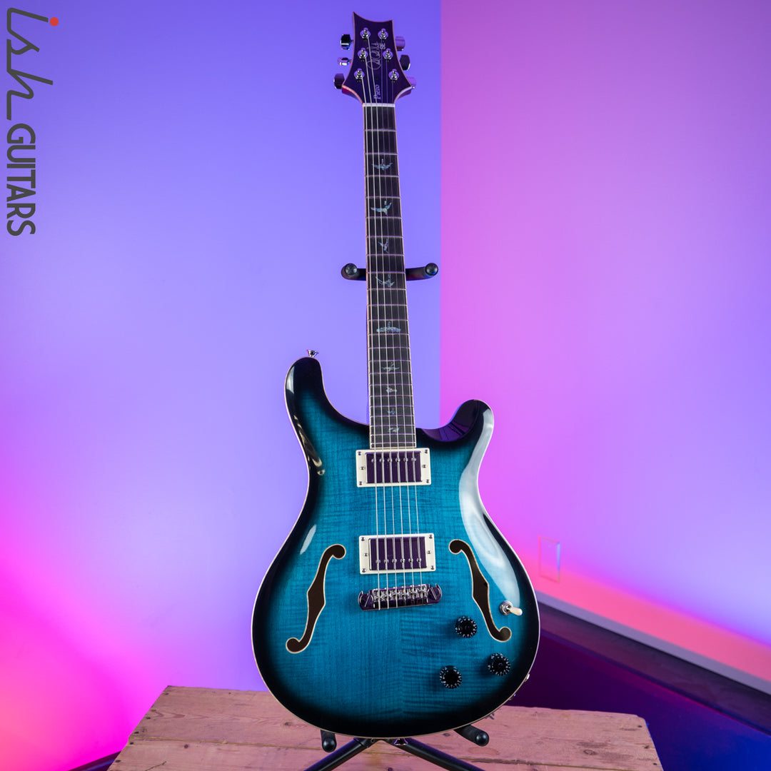 2020 PRS SE Hollowbody II Piezo Peacock Blue