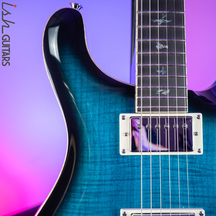 2020 PRS SE Hollowbody II Piezo Peacock Blue