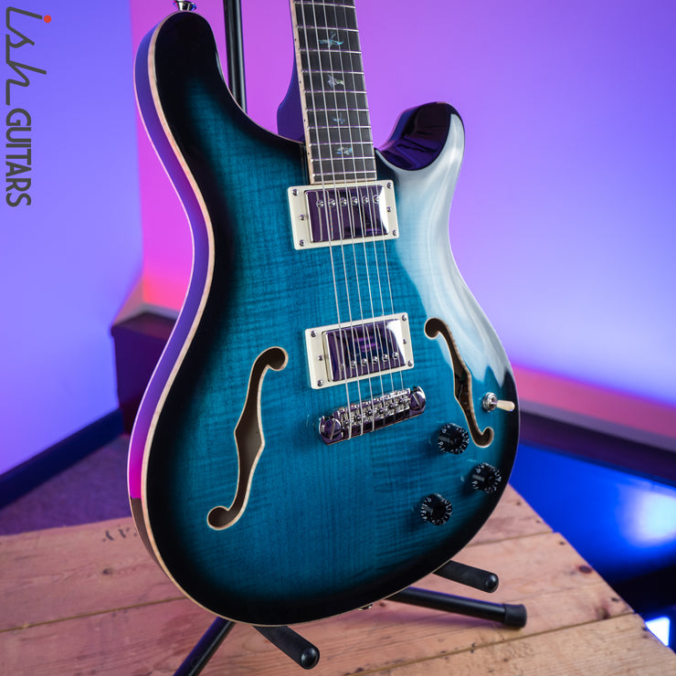 2020 PRS SE Hollowbody II Piezo Peacock Blue