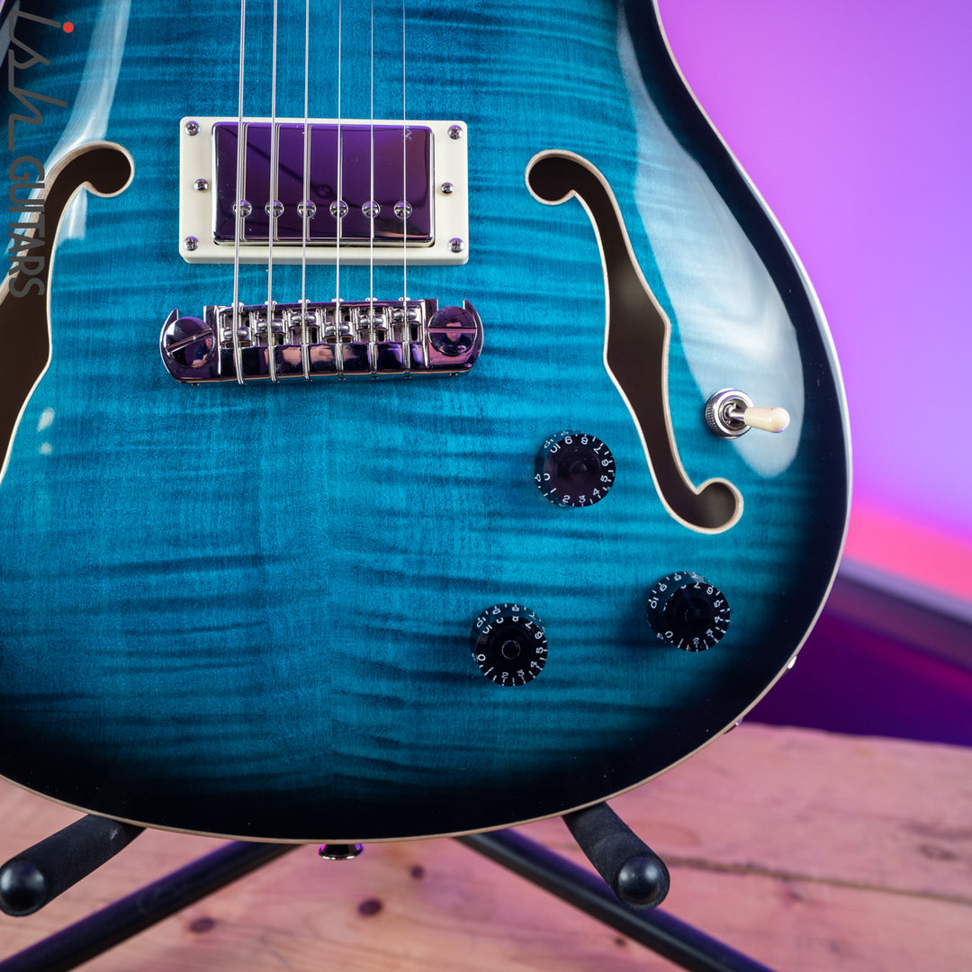 2020 PRS Paul Reed Smith SE Hollowbody II Piezo Peacock Blue