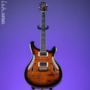 2022 PRS SE Hollowbody II Piezo Black Gold Burst