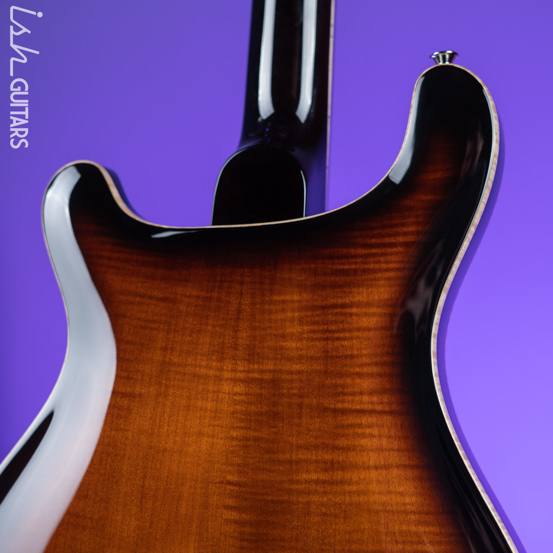 2022 PRS SE Hollowbody II Piezo Black Gold Burst