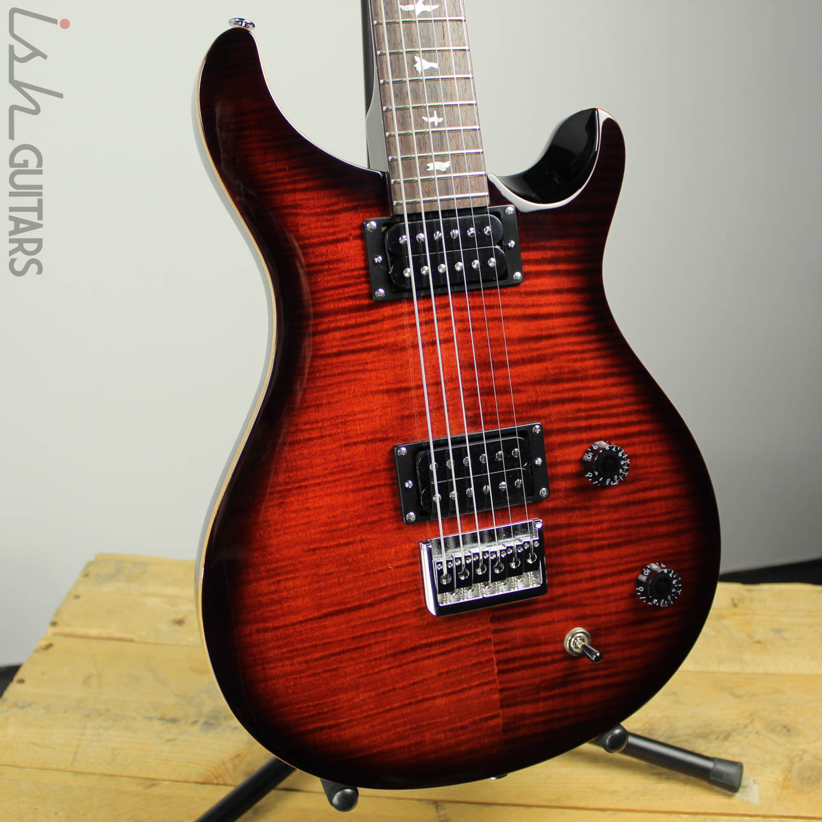 2019 Paul Reed Smith PRS SE 277 Baritone Fire Red Burst – Ish Guitars