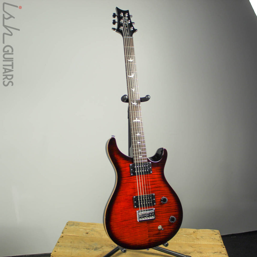 2019 Paul Reed Smith PRS SE 277 Baritone Fire Red Burst
