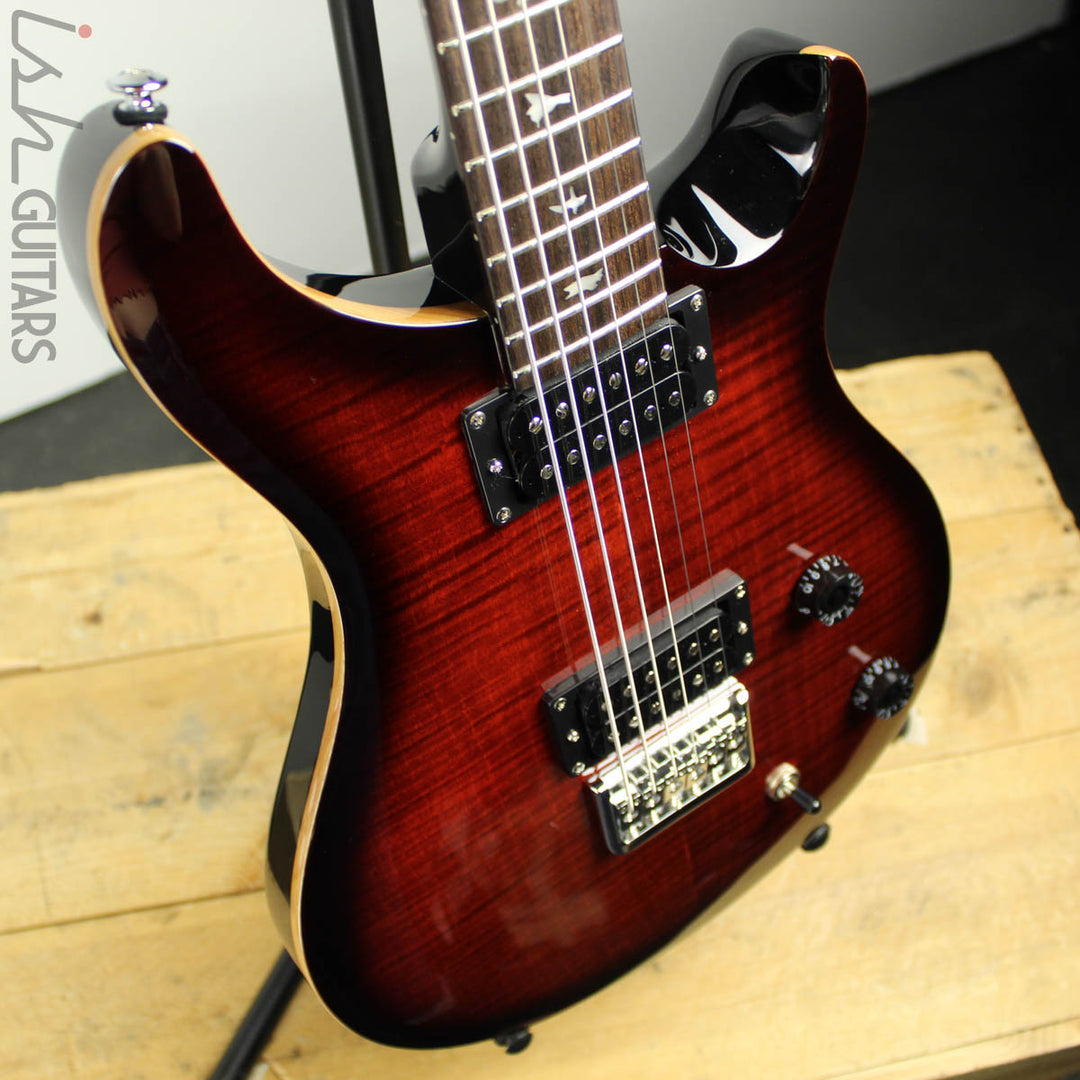 2019 Paul Reed Smith PRS SE 277 Baritone Fire Red Burst