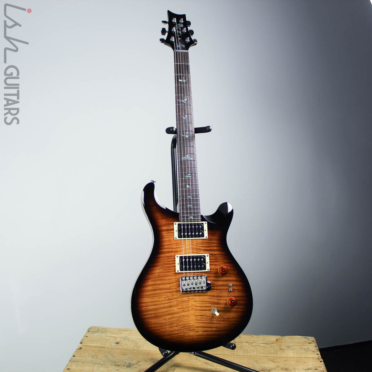 2020 Paul Reed Smith Prs Se 35th Anniversary Custom 24 Black Gold Burs