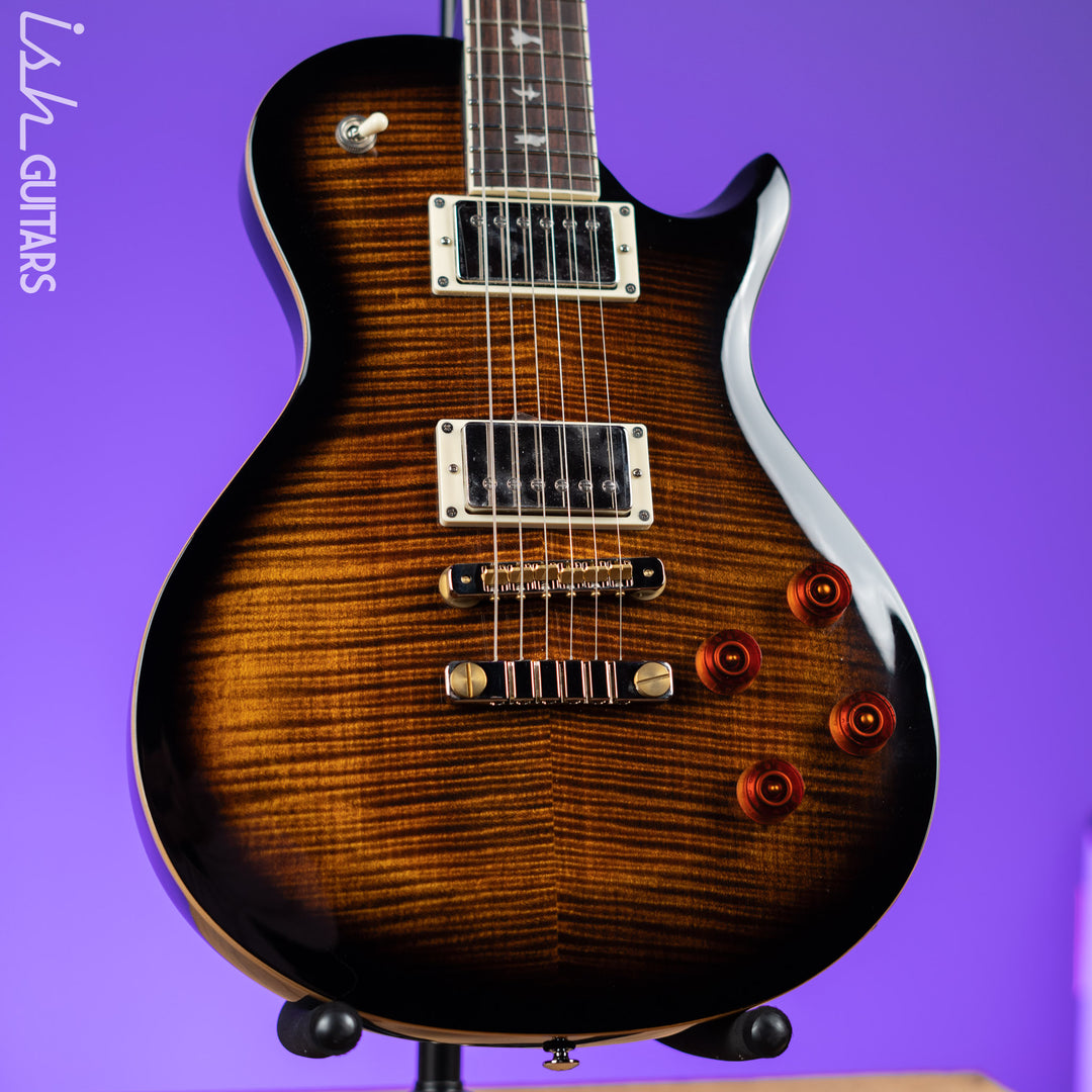 PRS SE McCarty 594 Singlecut Electric Guitar Black Gold Burst Demo